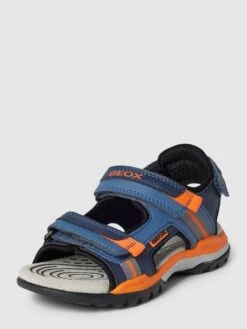 Geox Sandalen Mit Label-Details Modell 'BOREALIS' - Marineblau