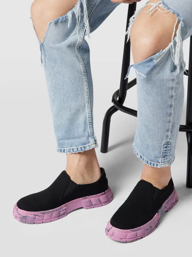 Viron Slip-on-Sneaker Mit Label-Print - Schwarz 3 Viron Slip-on-Sneaker Mit Label-Print - Schwarz