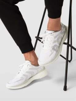 BOSS Sneaker Mit Kontrastbesatz - Weiß