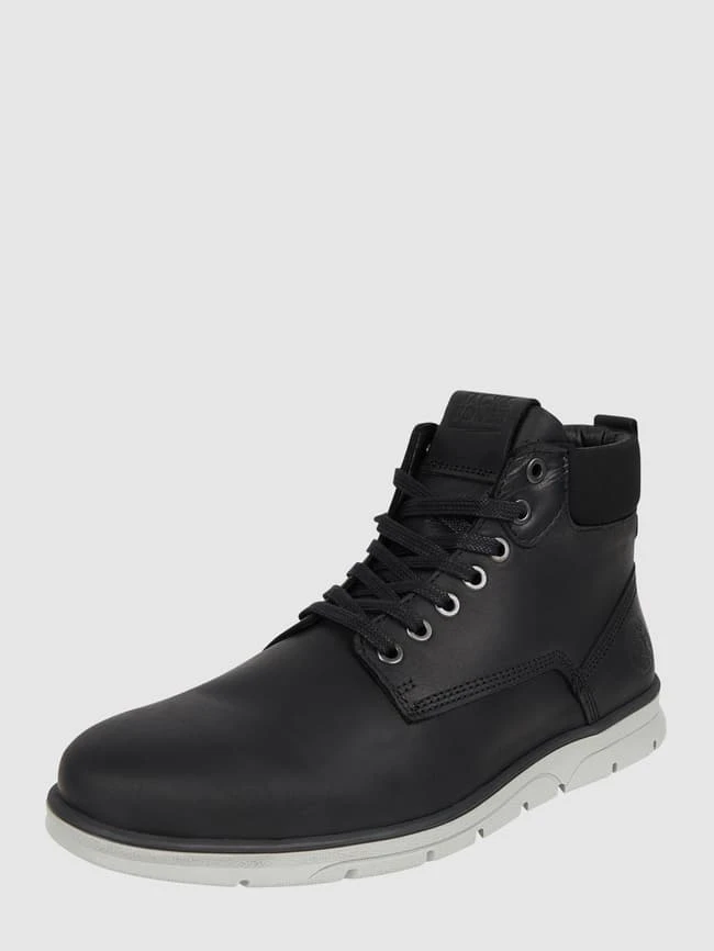 Jack & Jones Boots Aus Leder Modell 'Tubar' - Anthrazit 3 Jack & Jones Boots Aus Leder Modell 'Tubar' - Anthrazit