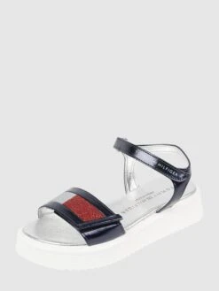 T.Hilfiger Kids Shoes Sandalen Mit Glitter-Effekt Modell 'Debora' - Marineblau