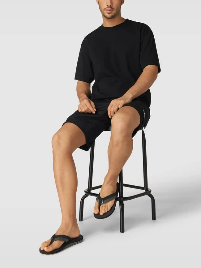 Quiksilver Zehentrenner Mit Label-Details Modell 'ALL DAY' - Schwarz 3 Quiksilver Zehentrenner Mit Label-Details Modell 'ALL DAY' - Schwarz