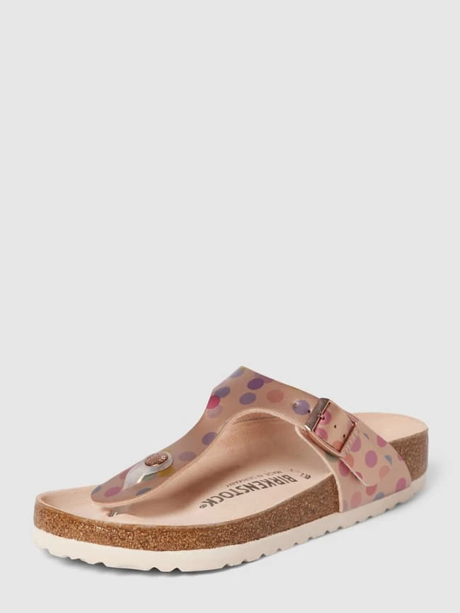Birkenstock Zehentrenner Mit Allover-Muster - Kupfer 3 Birkenstock Zehentrenner Mit Allover-Muster - Kupfer