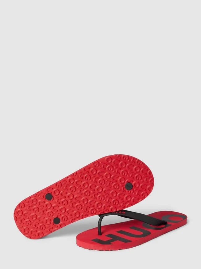 HUGO Zehentrenner Mit Logo-Print Modell 'Arvel' - Rot 5 HUGO Zehentrenner Mit Logo-Print Modell 'Arvel' - Rot – Bild 3