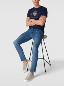 Marc O'Polo Sneaker Mit Label-Details Modell 'Agar' - Taupe