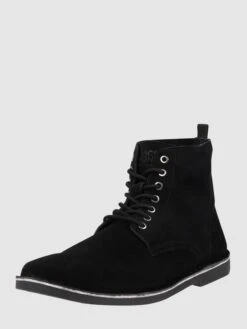 Jack & Jones Boots Aus Veloursleder Modell 'Bruce' - Schwarz