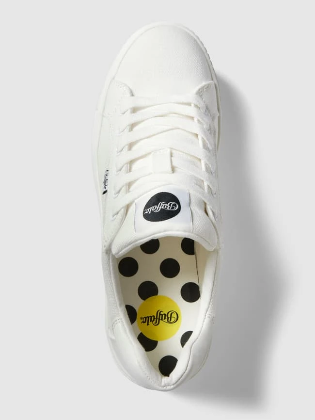 Buffalo Plateau-Sneaker Mit Label-Details - Weiß 6 Buffalo Plateau-Sneaker Mit Label-Details - Weiß – Bild 4