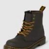 Dr. Martens Boots Aus Leder Modell '1460 J' - Dunkelbraun