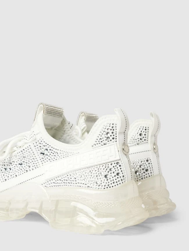 Steve Madden Sneaker Mit Ziersteinbesatz Modell 'MAXIMA' - Offwhite 5 Steve Madden Sneaker Mit Ziersteinbesatz Modell 'MAXIMA' - Offwhite – Bild 3