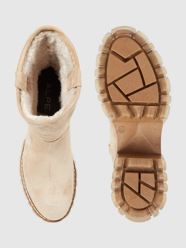 ALPE Boots In Veloursleder-Optik - Camel 6 ALPE Boots In Veloursleder-Optik - Camel – Bild 4