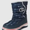 CHAMPION Boots Mit Allover-Logo Modell 'FLAKEY' - Marineblau