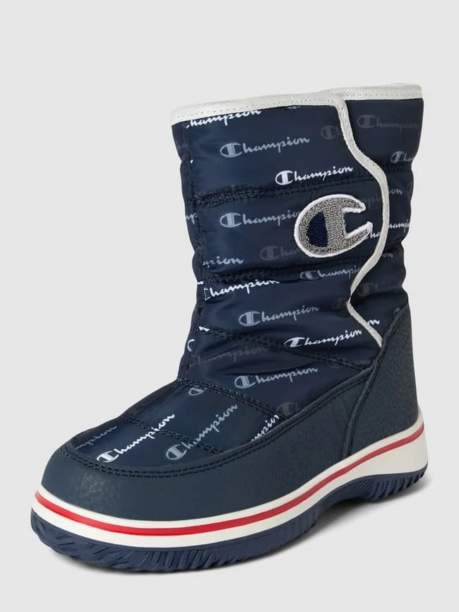 CHAMPION Boots Mit Allover-Logo Modell 'FLAKEY' - Marineblau 3 CHAMPION Boots Mit Allover-Logo Modell 'FLAKEY' - Marineblau