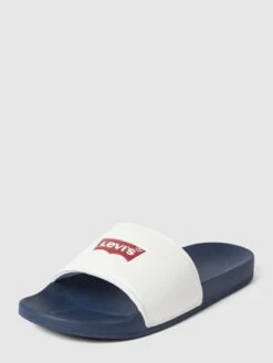 Levi’s® Acc. Slides Mit Label-Detail Modell 'JUNE BATWING' - Weiß