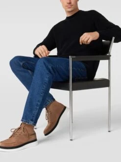 BOSS Boots Mit Label-Details Modell 'Rainard' - Taupe