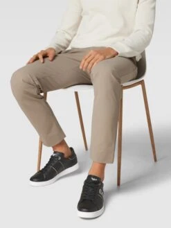 EA7 Emporio Armani Sneaker Mit Label-Details Modell 'SNEAKER ACTION LEATHER' - Schwarz