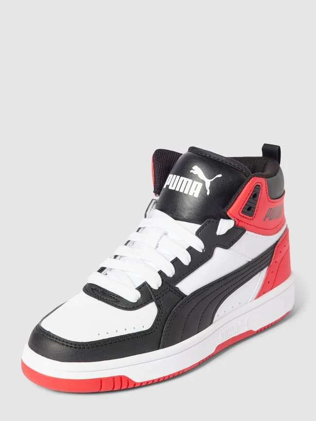 Puma High Top Sneaker Mit Label-Details - Weiß 3 Puma High Top Sneaker Mit Label-Details - Weiß