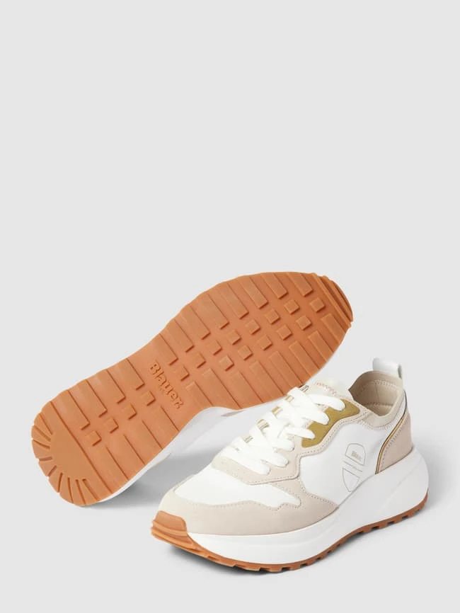 Blauer USA Sneaker Mit Label-Detail Modell 'DAISY' - Beige 5 Blauer USA Sneaker Mit Label-Detail Modell 'DAISY' - Beige – Bild 3