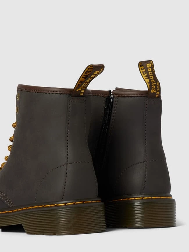 Dr. Martens Boots Aus Leder Modell '1460 J' - Dunkelbraun 4 Dr. Martens Boots Aus Leder Modell '1460 J' - Dunkelbraun – Bild 2