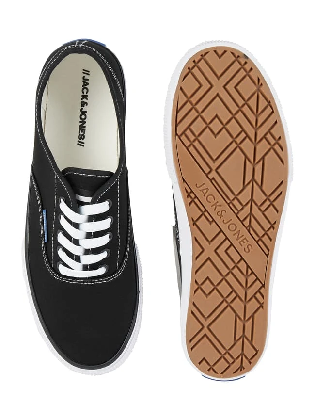 Jack & Jones Sneaker Aus Canvas Modell 'Curtis' - Schwarz 6 Jack & Jones Sneaker Aus Canvas Modell 'Curtis' - Schwarz – Bild 4