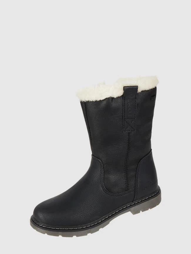 Tom Tailor Boots Mit Kunstfellfutter - Schwarz 3 Tom Tailor Boots Mit Kunstfellfutter - Schwarz