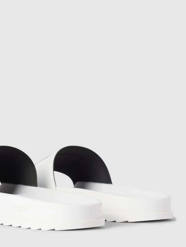 HUGO Slides Mit Label-Print Modell 'MATCH' - Weiß 4 HUGO Slides Mit Label-Print Modell 'MATCH' - Weiß – Bild 2