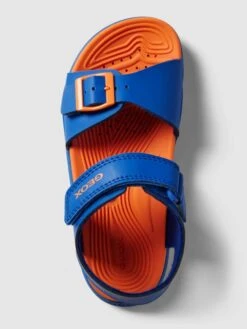 Geox Sandalen Mit Label-Detail Modell 'FUSBETTO' - Blau -Geox Verkaufsgeschäft 9sq4ocik90r4qhaf8h5jij1gah534ipka8rkcha984q38d2m6p144i2h89854cqf8kokcd2270qkckhp8p3jipj2c4pjcd9m69i3ed9k70r34o9o6cqm2dr374s68e3275j3gcg
