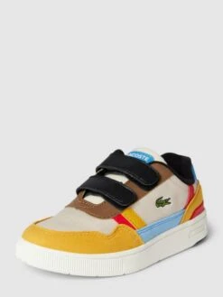 Lacoste Sneaker Im Colour-Blocking-Design Modell 'T-CLIP' - Beige