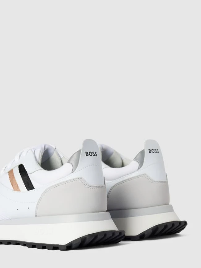 BOSS Sneaker Label-Details Modell 'Jonah' - Weiß 4 BOSS Sneaker Label-Details Modell 'Jonah' - Weiß – Bild 2