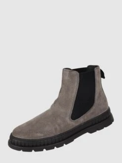 Bugatti Chelsea Boots Aus Nubukleder - Dunkelgrau