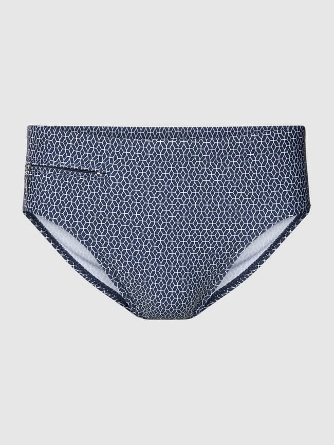 Schiesser Badehose Mit Verschließbarer Tasche Modell 'Marineland' - Dunkelblau 3 Schiesser Badehose Mit Verschließbarer Tasche Modell 'Marineland' - Dunkelblau