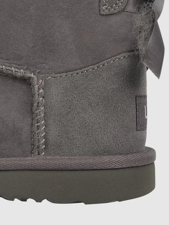 UGG Stiefel Mit Schleifen-Details Modell 'BAILEY' - Hellgrau 4 UGG Stiefel Mit Schleifen-Details Modell 'BAILEY' - Hellgrau – Bild 2