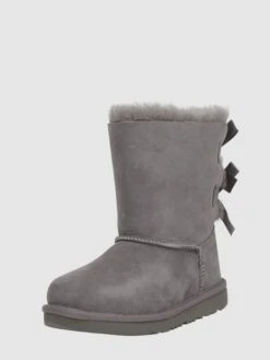 UGG Stiefel Mit Schleifen-Details Modell 'BAILEY' - Hellgrau