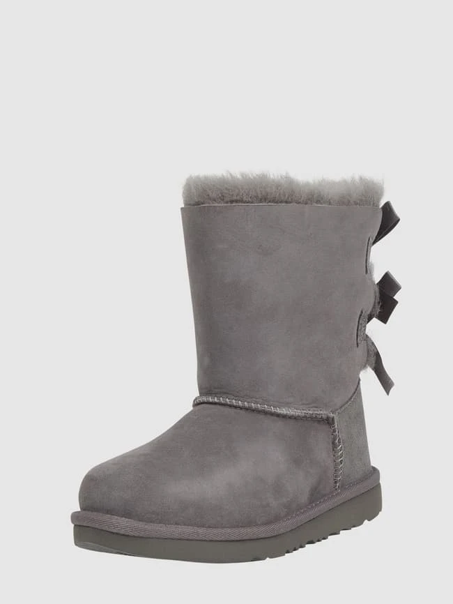 UGG Stiefel Mit Schleifen-Details Modell 'BAILEY' - Hellgrau 3 UGG Stiefel Mit Schleifen-Details Modell 'BAILEY' - Hellgrau