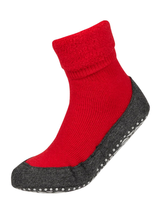 Falke Hausschuhe Aus Merinowollmischung Modell 'Cosyshoe' - Rot 3 Falke Hausschuhe Aus Merinowollmischung Modell 'Cosyshoe' - Rot