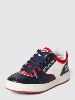 Replay Sneaker Mit Label-Details Modell 'COBRA' - Marineblau