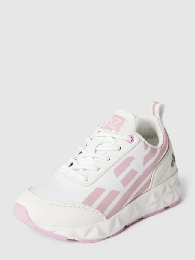 EA7 Emporio Armani Sneaker Mit Label-Print Modell 'KOMBAT' - Weiß 3 EA7 Emporio Armani Sneaker Mit Label-Print Modell 'KOMBAT' - Weiß