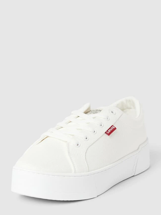 Levi’s® Acc. Plateau-Sneaker Mit Label-Details Modell 'TIJUANA' - Weiß 3 Levi’s® Acc. Plateau-Sneaker Mit Label-Details Modell 'TIJUANA' - Weiß – Bild 2