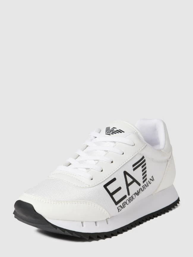 EA7 Emporio Armani Sneaker Mit Label-Prints - Weiß 3 EA7 Emporio Armani Sneaker Mit Label-Prints - Weiß