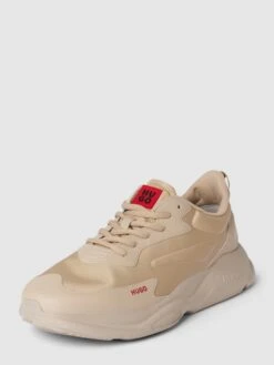 HUGO Sneaker Mit Label-Detail Modell 'Leon' - Beige
