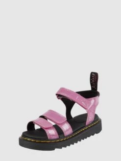 Dr. Martens Sandalen In Lack-Optik Modell 'Klaire' - Pink