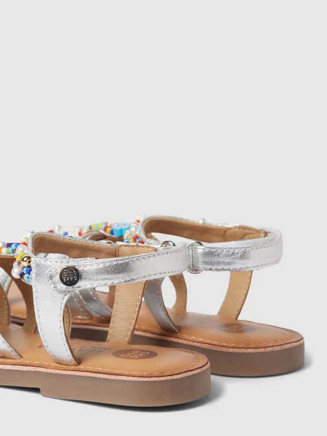 Gioseppo Sandalen Mit Perlenbesatz Modell 'FIORINA' - Silber 4 Gioseppo Sandalen Mit Perlenbesatz Modell 'FIORINA' - Silber – Bild 2