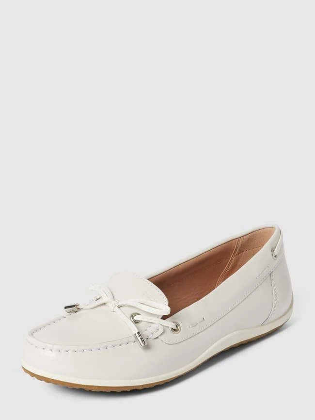 Geox Penny Loafer Mit Schleife Modell 'VEGA' - Weiß 4 Geox Penny Loafer Mit Schleife Modell 'VEGA' - Weiß – Bild 2