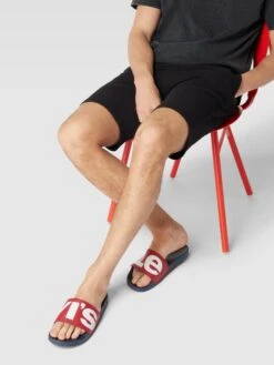 Levi’s® Acc. Slides Mit Label-Print Modell 'JUNE' - Rot