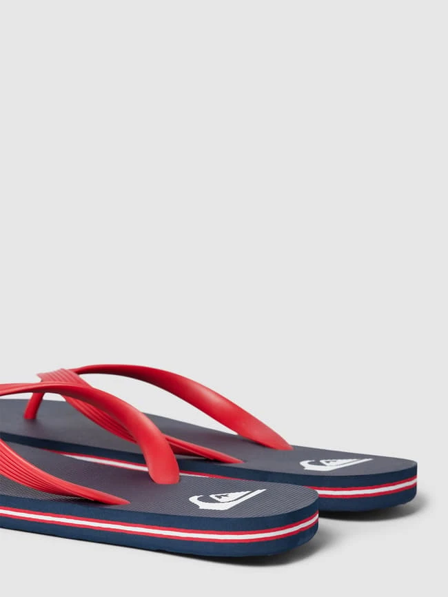 Quiksilver Zehentrenner Mit Label-Details Modell 'MOLOKAI CORE' - Rot 4 Quiksilver Zehentrenner Mit Label-Details Modell 'MOLOKAI CORE' - Rot – Bild 2