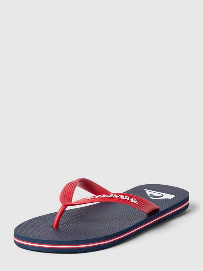 Quiksilver Zehentrenner Mit Label-Details Modell 'MOLOKAI CORE' - Rot 3 Quiksilver Zehentrenner Mit Label-Details Modell 'MOLOKAI CORE' - Rot