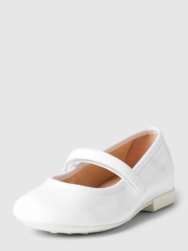Geox Ballerinas Mit Label-Details - Weiß 3 Geox Ballerinas Mit Label-Details - Weiß