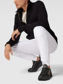 EA7 Emporio Armani Sneaker Mit Label-Details - Schwarz