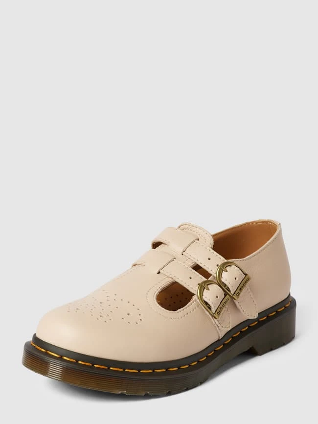 Dr. Martens Dr.Martens Halbschuhe Aus Leder Mit Dornschließen Modell 'Mary Jane' - Offwhite 4 Dr. Martens Dr.Martens Halbschuhe Aus Leder Mit Dornschließen Modell 'Mary Jane' - Offwhite – Bild 2