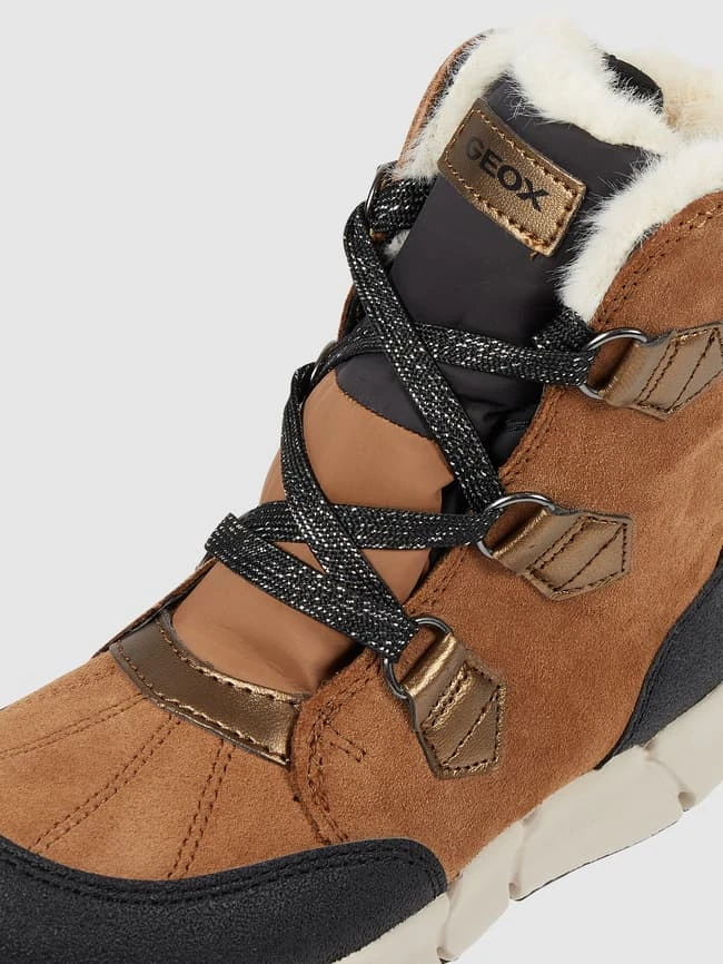 Geox Boots Aus Veloursleder Modell 'Flexyper' - Camel 4 Geox Boots Aus Veloursleder Modell 'Flexyper' - Camel – Bild 2