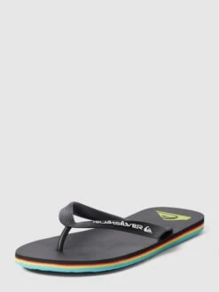 Quiksilver Zehentrenner Mit Label-Details Modell 'MOLOKAI CORE' - Schwarz